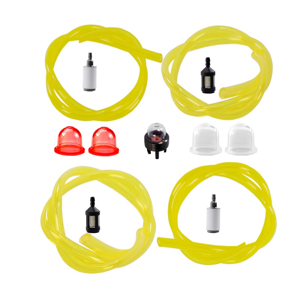 MELKL fuel line hose kit with four sizes enhances small engine compatibility.