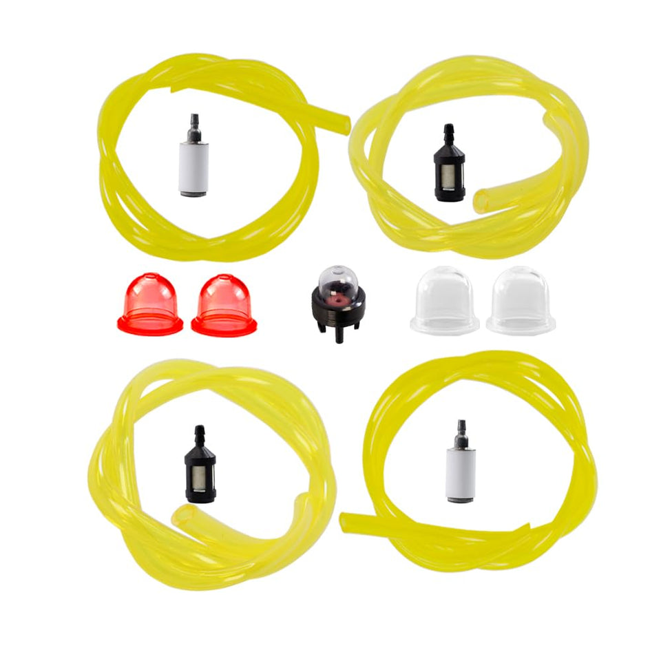 MELKL fuel line hose kit with four sizes enhances small engine compatibility.