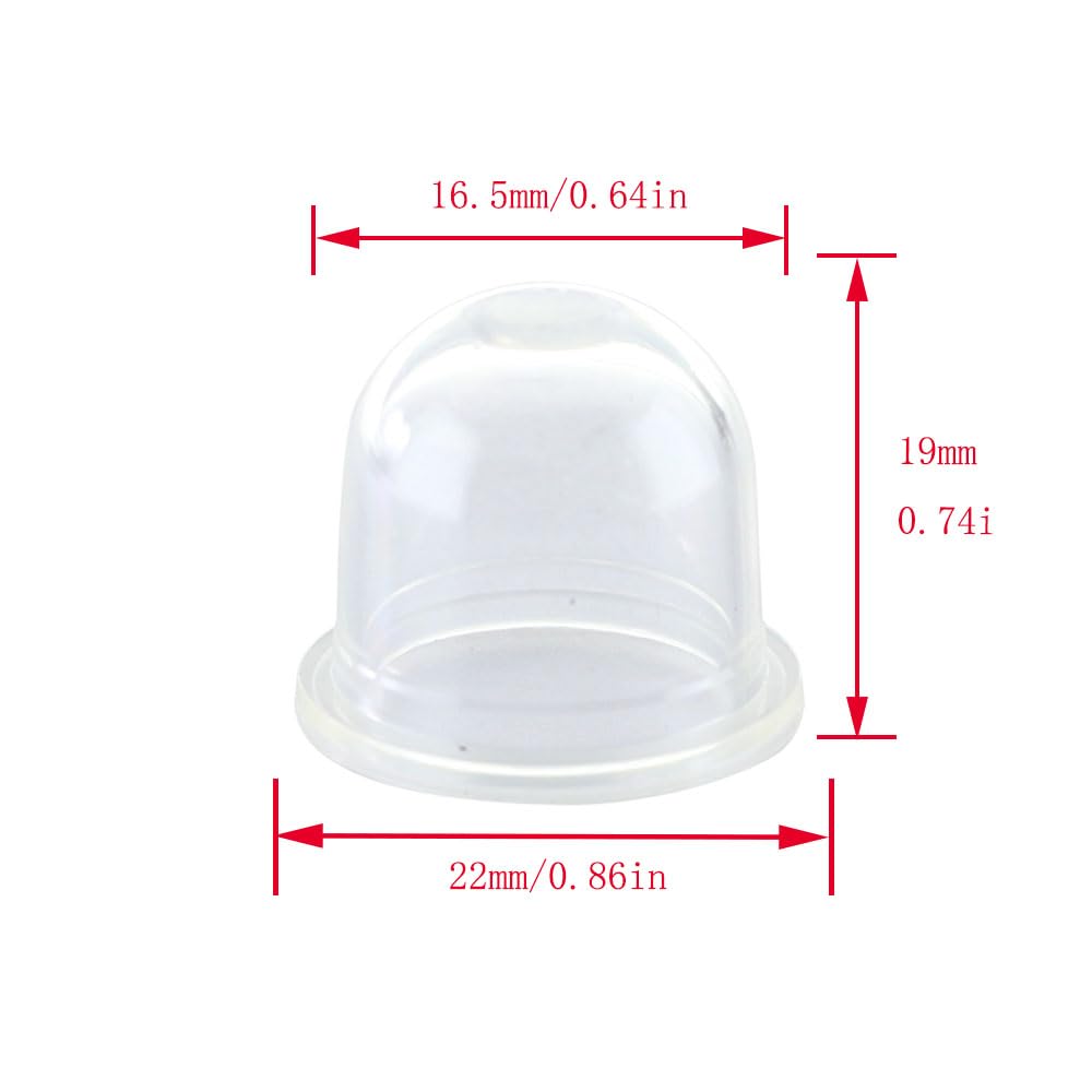 MELKL primed bulbs compatible with Husqvarna and Poulan for reliable starts.
