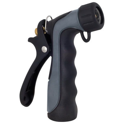 Melnor 465C industrial nozzle front view highlights rugged design for extreme temperatures.