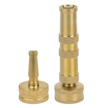 melnor 65043-amz solid brass nozzle bundle front view for versatile watering tasks.