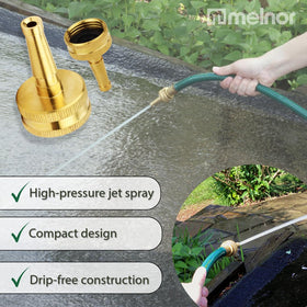 melnor 65043-amz rubber gasket connection for secure hose fittings.