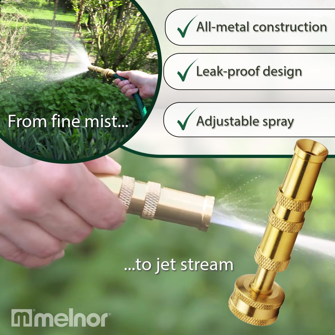 melnor 65043-amz nozzle bundle with three o-rings for leak-free connection.