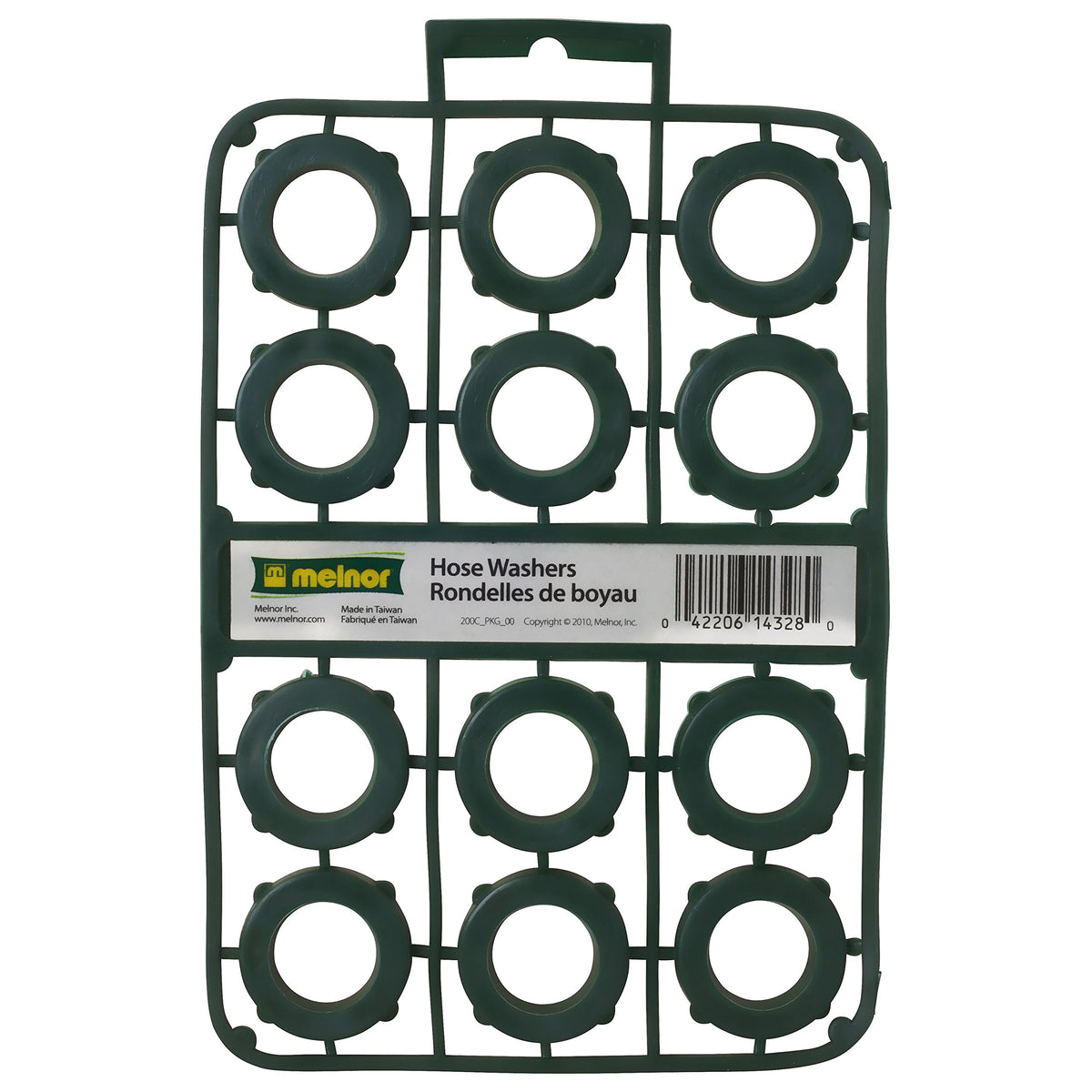 Melnor Hose Washers pack offering a durable, leak-proof seal for garden hose connections.