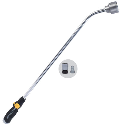Melnor RelaxGrip wand overview shows ergonomic design for comfortable watering.