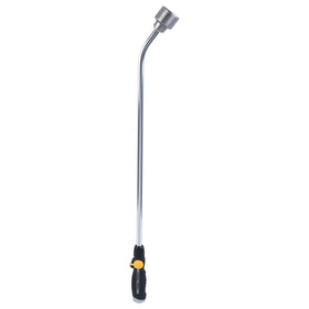 Melnor thumb control allows easy flow adjustment on the wand.