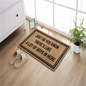 MELODADDY humor quote doormat adds personality to entryways