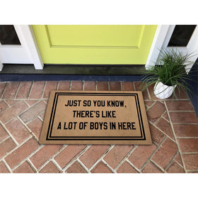 MELODADDY welcome mat 30x18 front door with durable non-slip surface