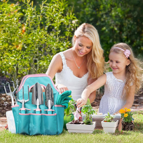 MelonArt gardening gloves and tote bag enhancing organization and hand protection