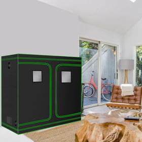 MELONFARM 4x8 grow tent durable canvas resists wear and tear.