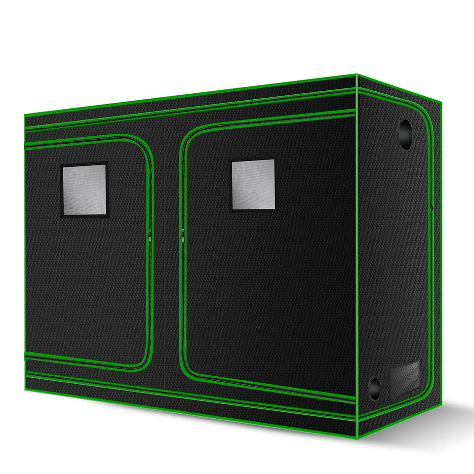 MELONFARM 4x8 grow tent exterior front view for compact indoor gardens.