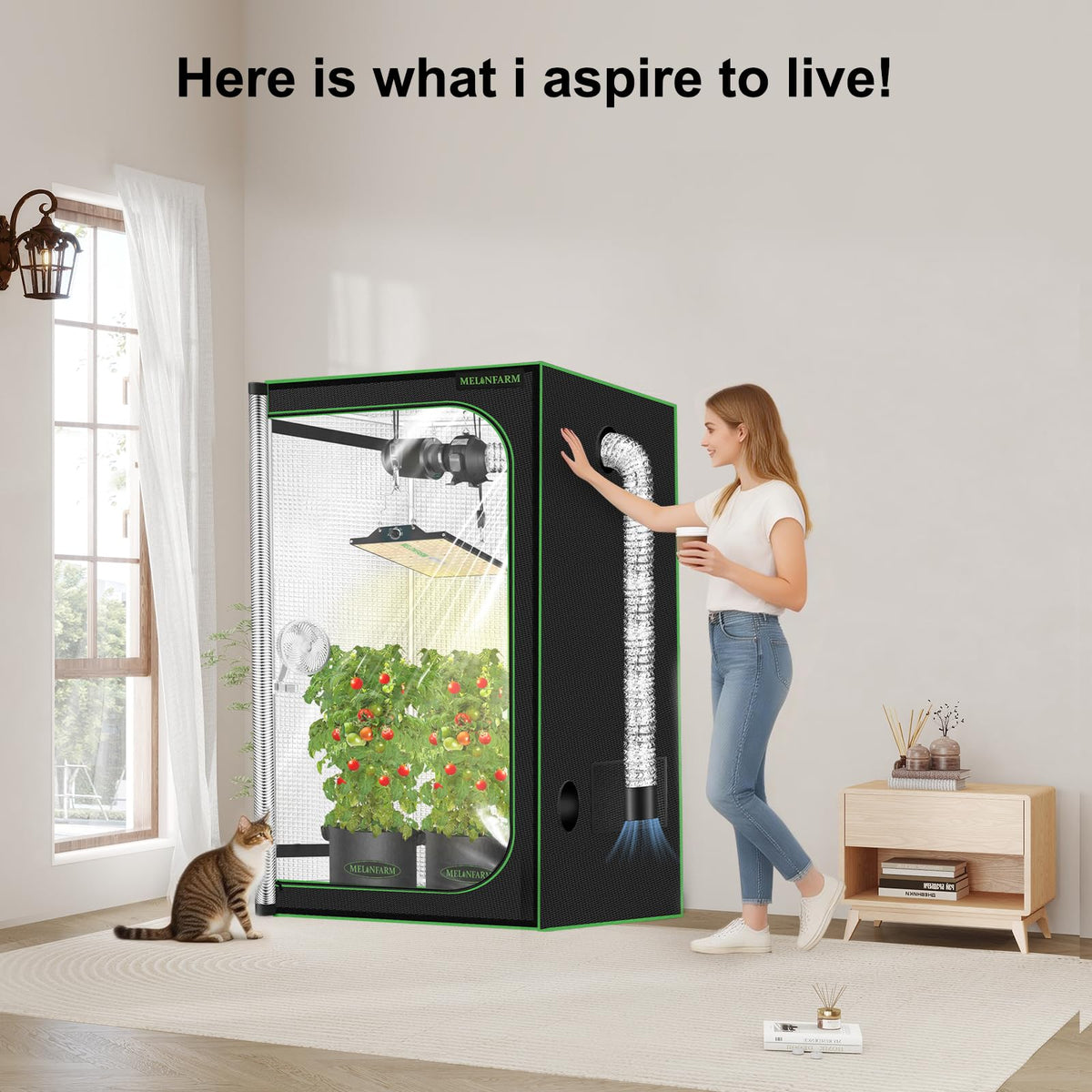 MelonFarm filter compatible with 4-inch inline fans.