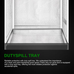 MELONFARM grow tent easy-assembly promotes fast setup for first-time indoor growers