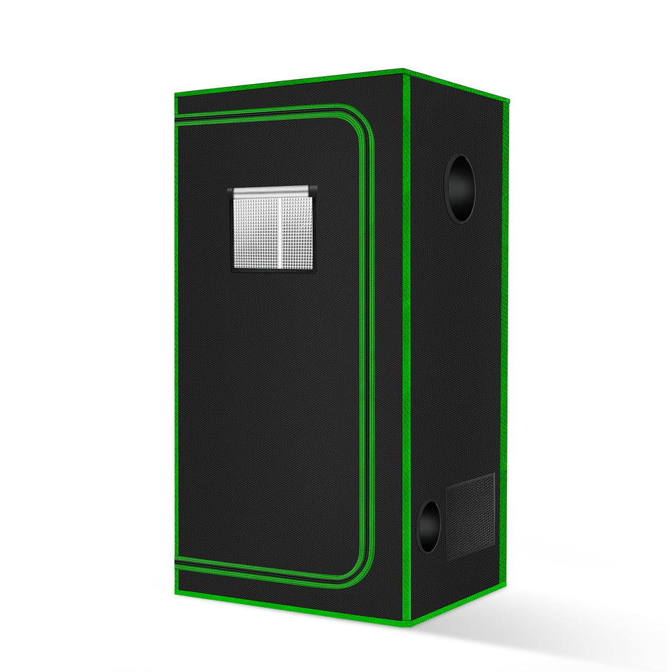 MELONFARM grow tent front view demonstrates sturdy construction for discreet indoor gardening
