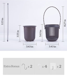 Melphoe six-pack planters offer versatile display options