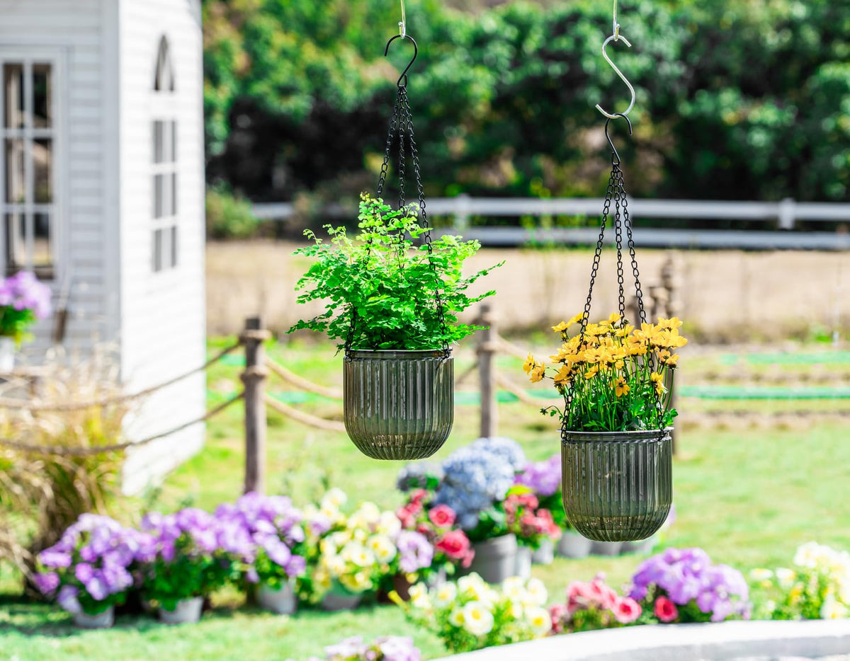 Melphoe versatile hanging assembly supports indoors and outdoors for a range of decor and plants.