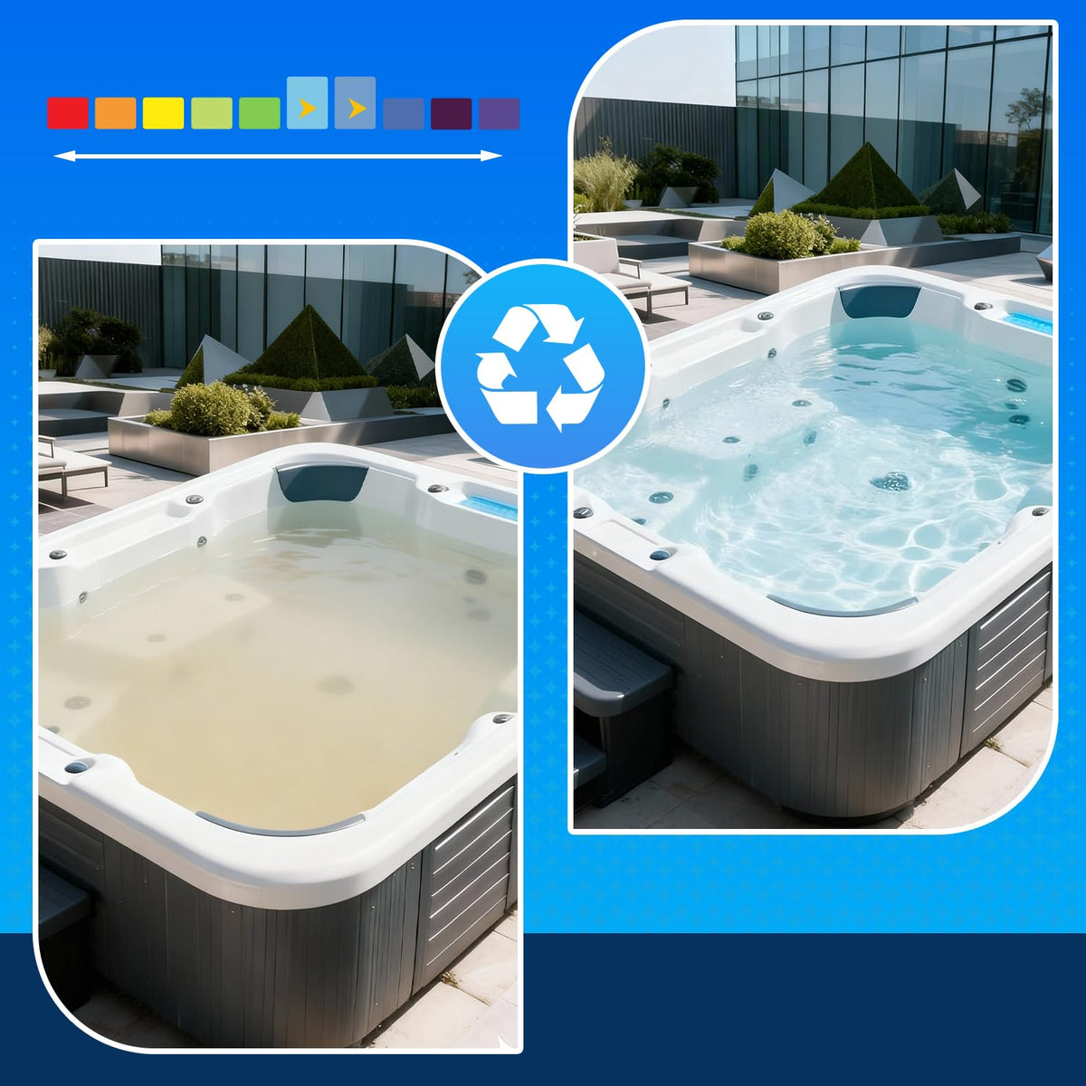 MELULUA Pool Unit offers a six-month duration of effect under normal use