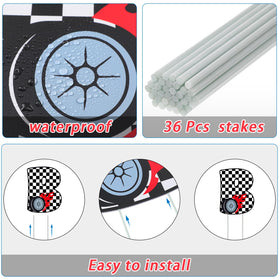 Memorywuu 16 inch letter signs provide clear visibility