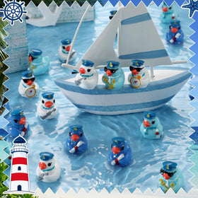 Memorywuu cruise theme ducks adding whimsy to ship decor and events.