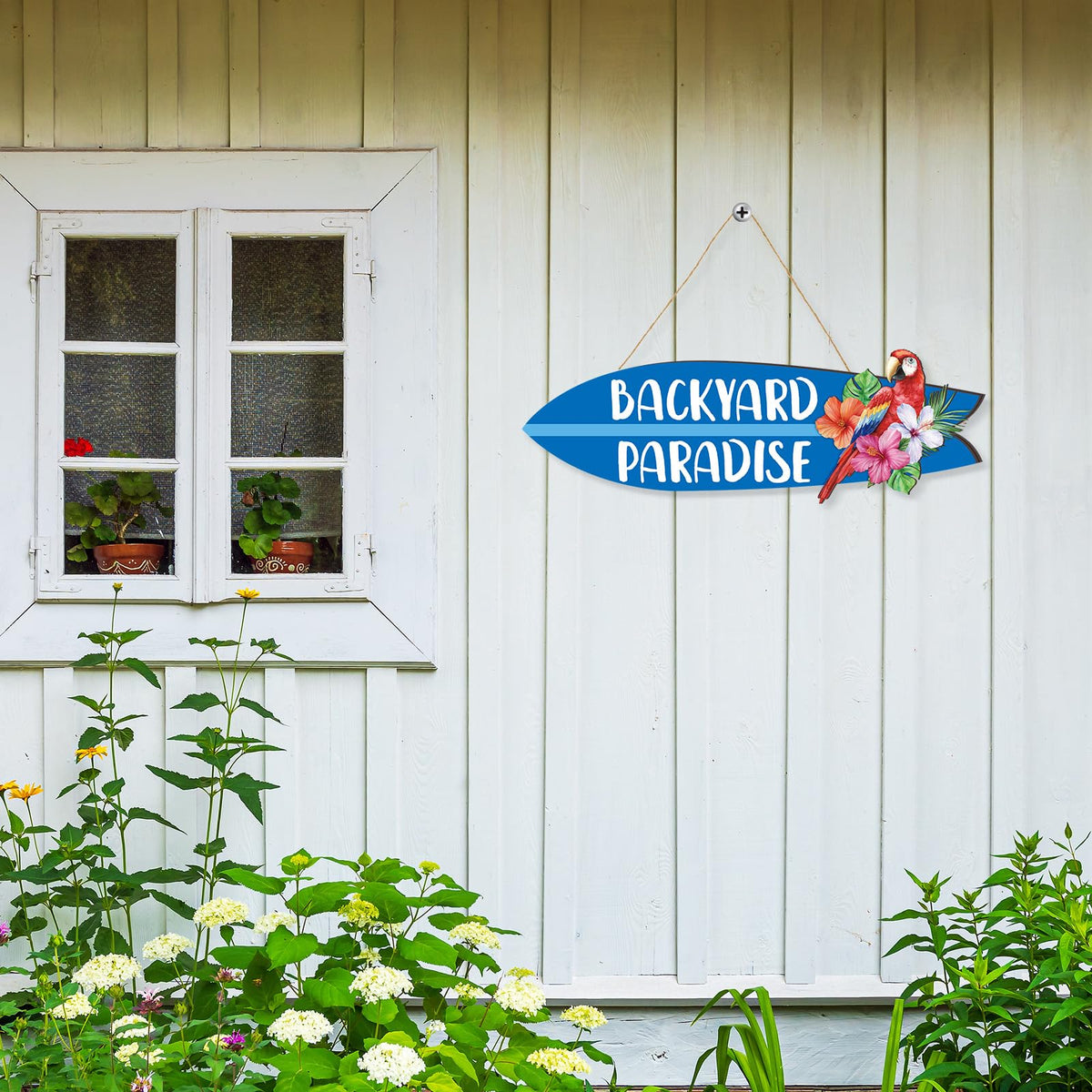 Memorywuu yard decor sign with easy nail mounting for quick setup.