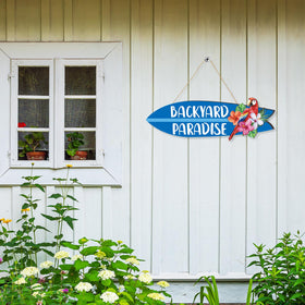 Memorywuu yard decor sign with easy nail mounting for quick setup.