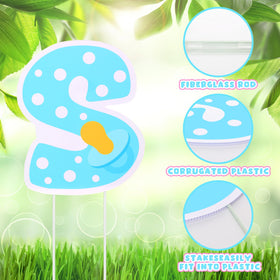 Memorywuu Gender reveal signs offer a charming photo backdrop for baby arrivals.