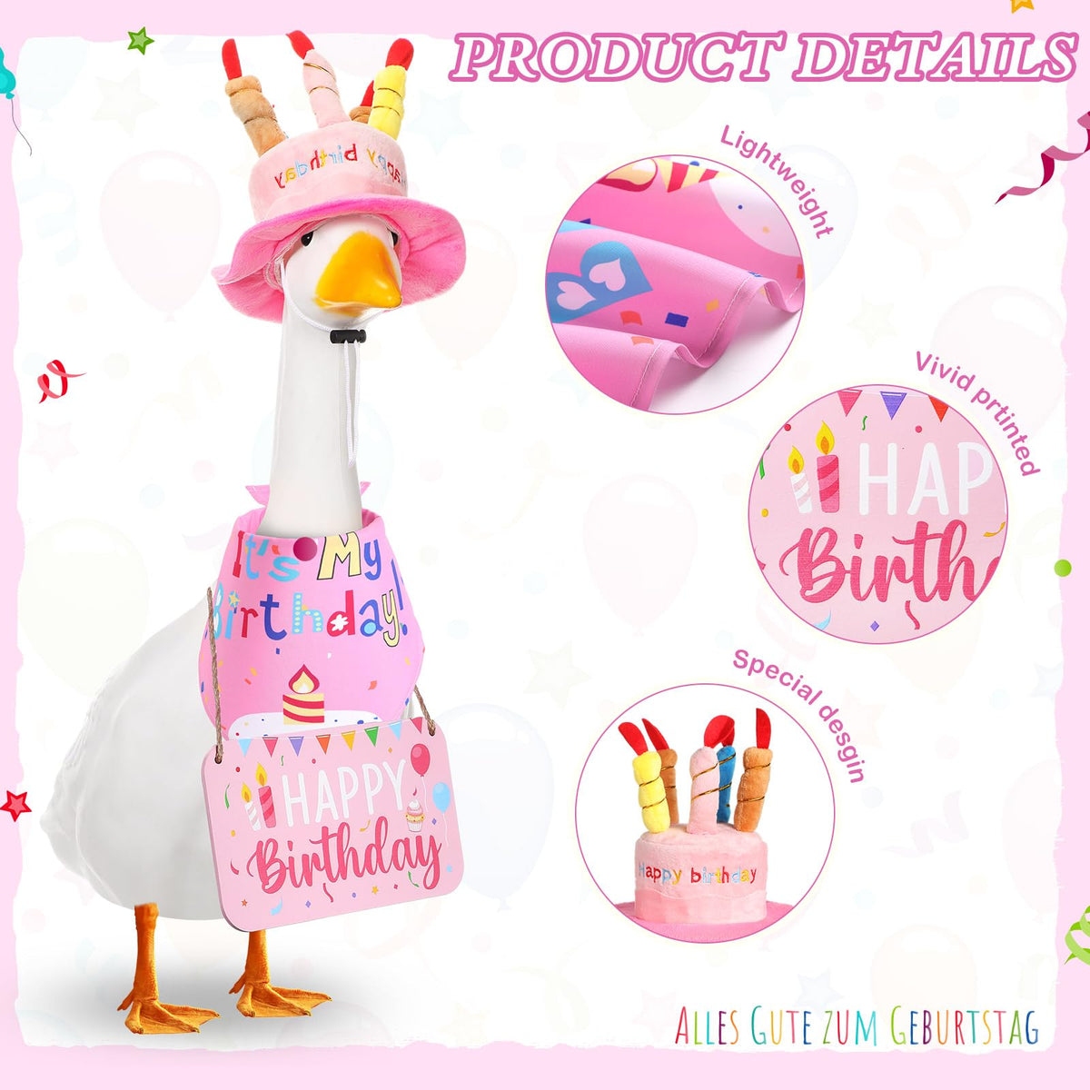 Memorywuu wooden birthday sign greeting to welcome guests outdoors