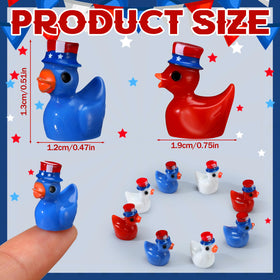 Memorywuu multicolored Independence Day ducks brighten home decor and party vibes.