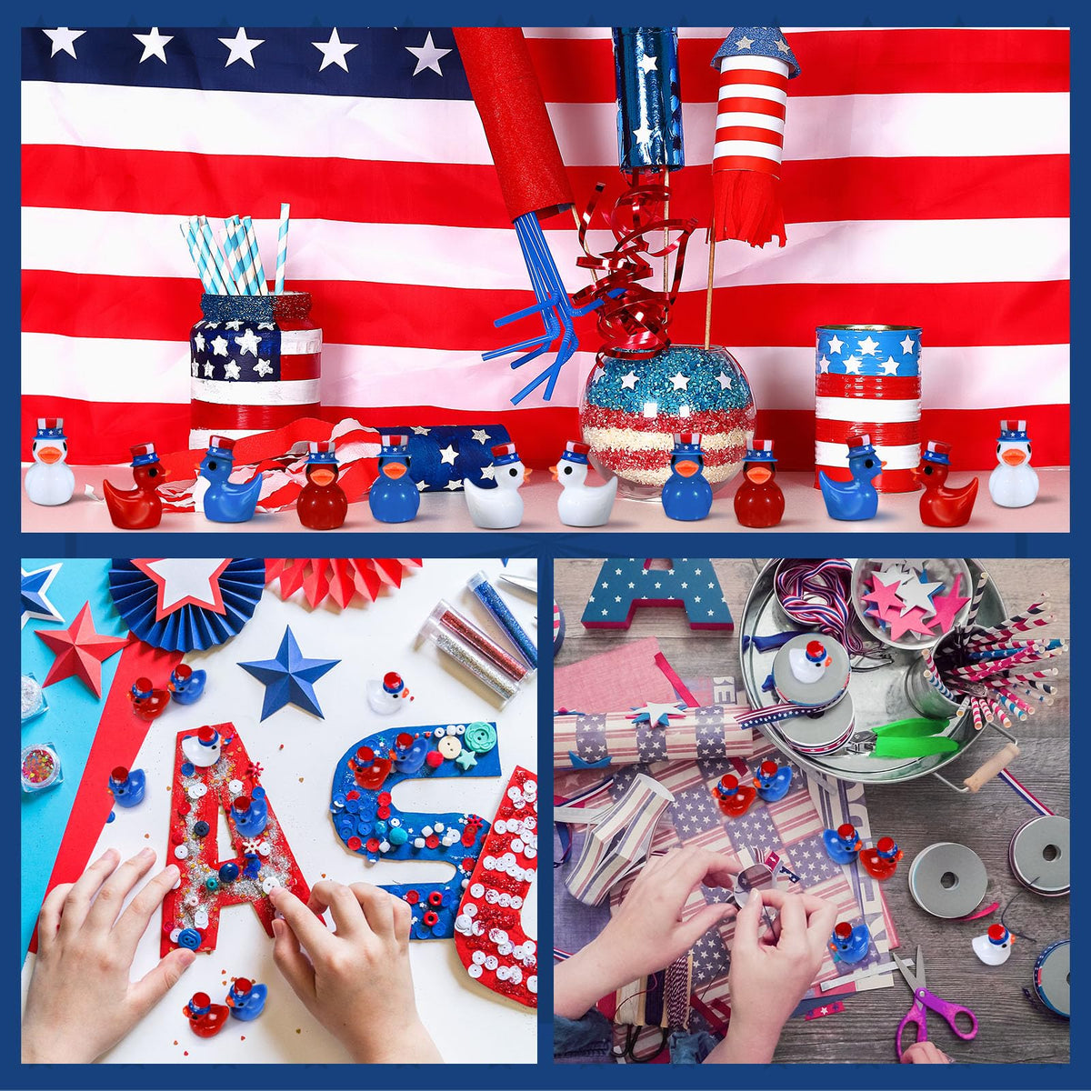 Memorywuu patriotic ducks gift pack for festive gifting and celebrations.