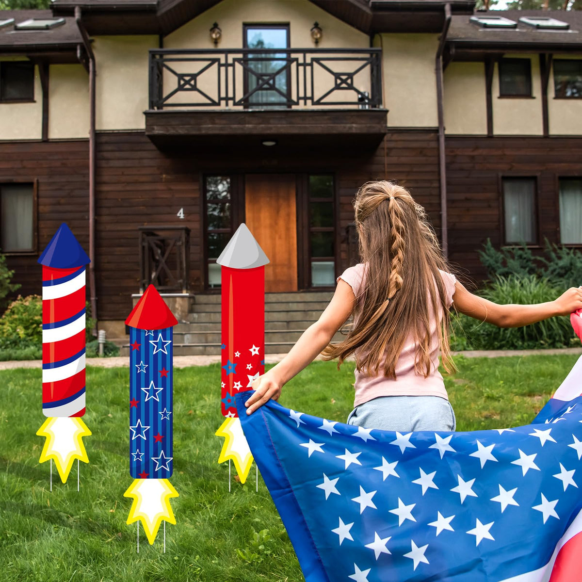 Memorywuu Veterans Day Memorial Day decor—weatherproof yard signs for all-weather use.