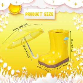 Memorywuu yellow umbrella decor adds whimsical charm for indoor or outdoor spaces.