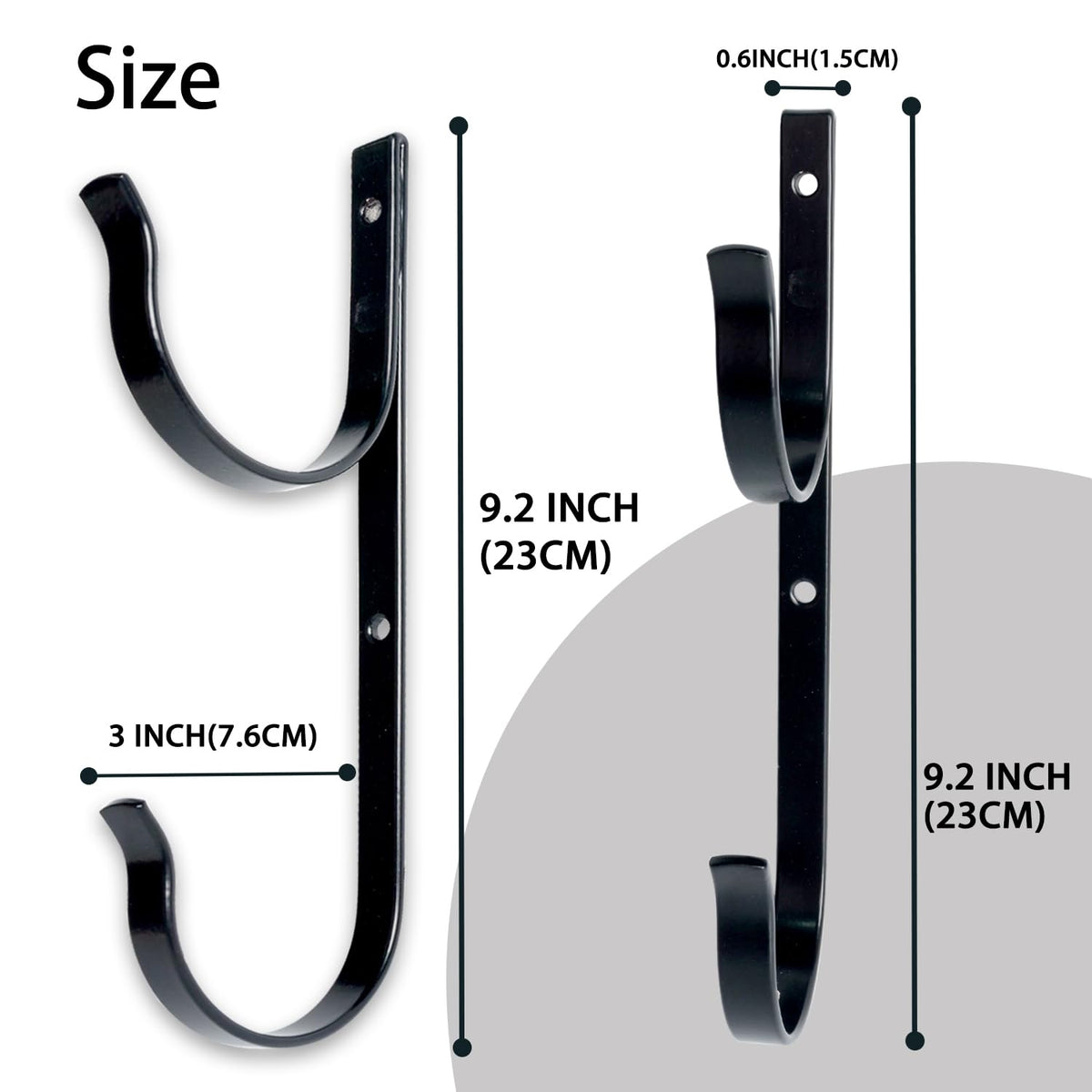 MENG ZHI AO hanger mounted on wooden fence organizing pool tools