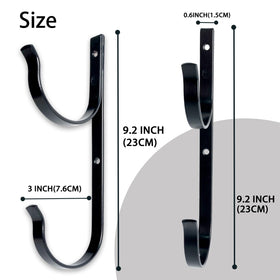 MENG ZHI AO hanger mounted on wooden fence organizing pool tools
