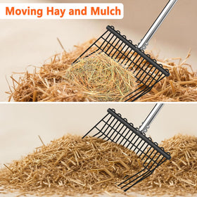 MENGBEI riveted construction ensures sturdy performance during frequent garden tasks.