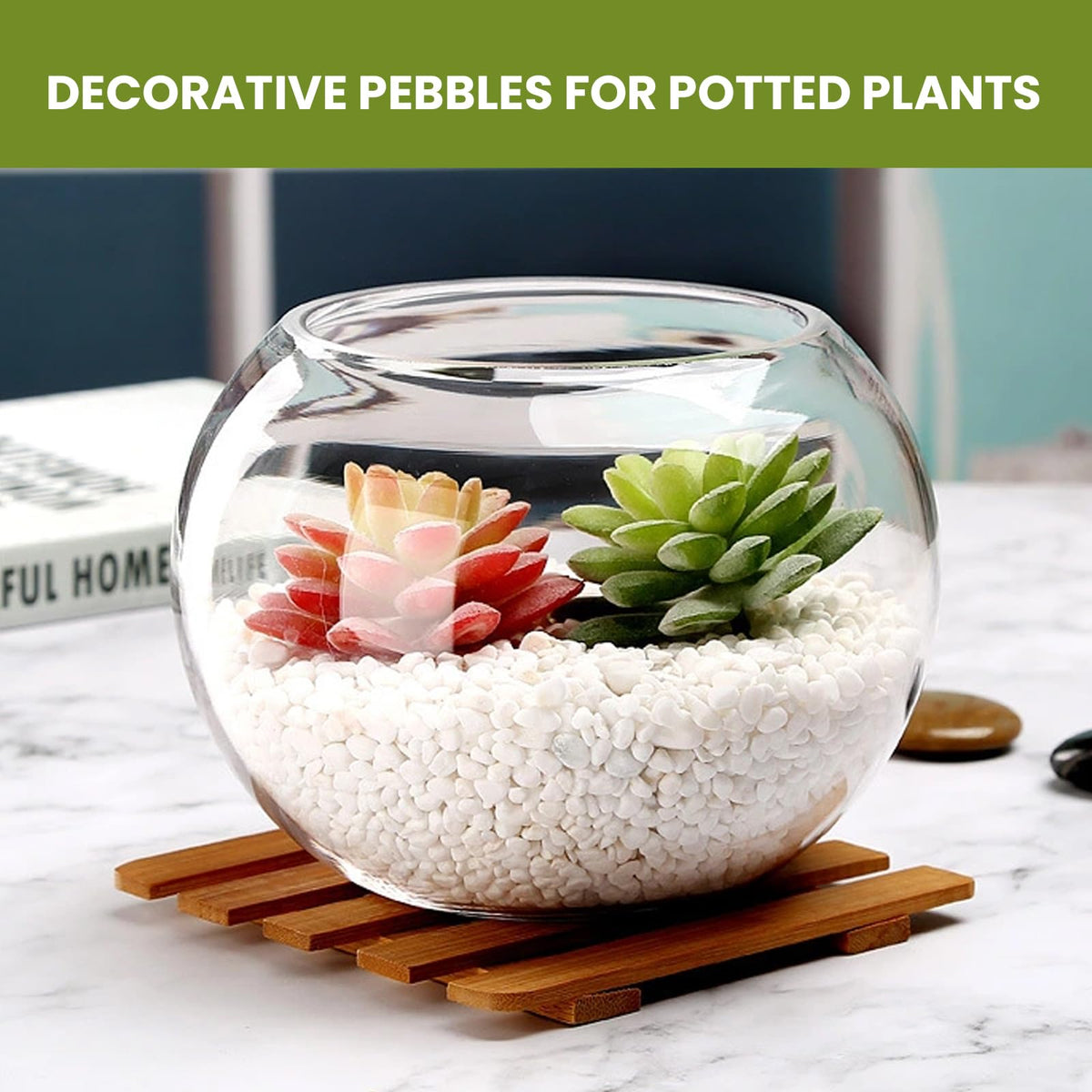 Mengdewei aquarium gravel decorative stones for tanks.