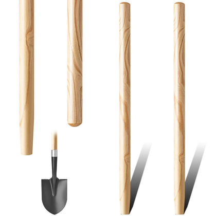 Menkxi wooden shovel handle 41-inch ash for long-handled shovels