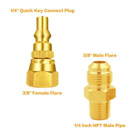 MENSI 1/4 quick shut-off valve offers secure and safe gas control