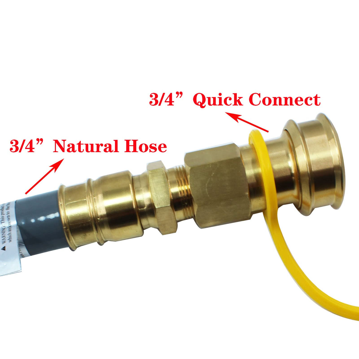 MENSI 3/4-inch brass quick-connect female NPT thread for secure connections