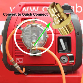 MENSI 4-piece generator fuel connection kit offers versatile fuel options