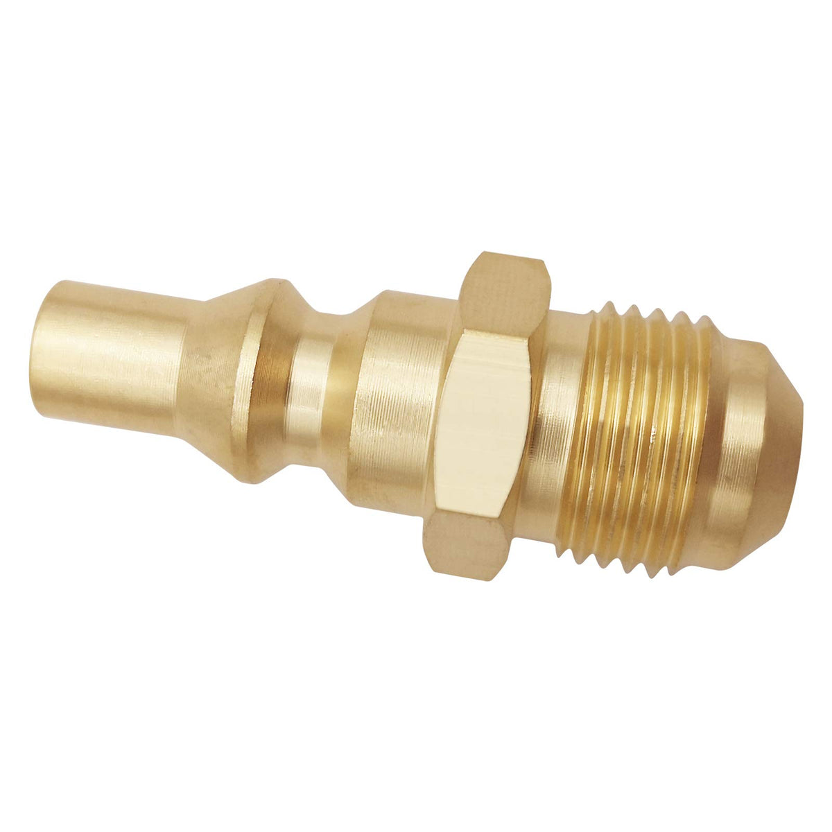 MENSI brass construction detail highlighting durability for outdoor propane use