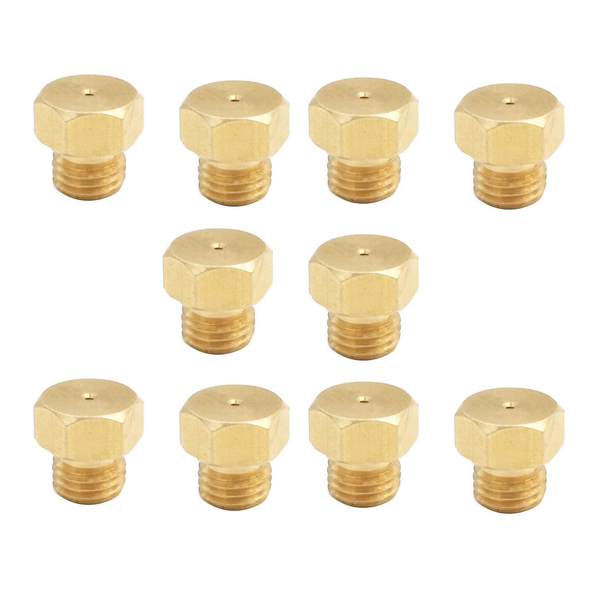 MENSI brass nozzle replacement for BBQ valve offers controlled flame.