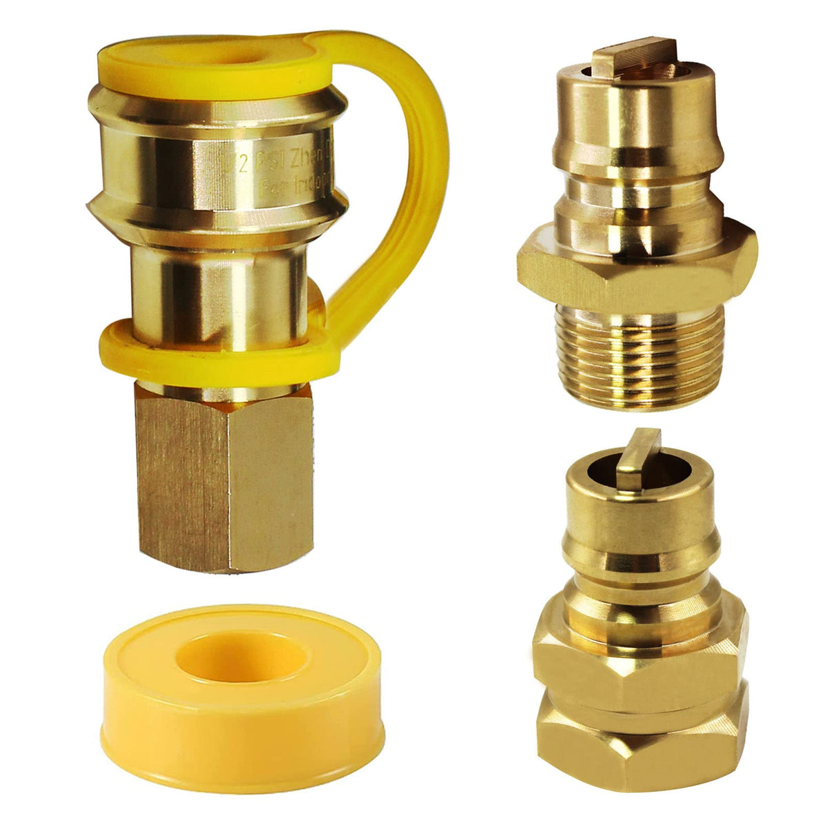 MENSI brass quick-disconnect valve enables fast fuel source changes