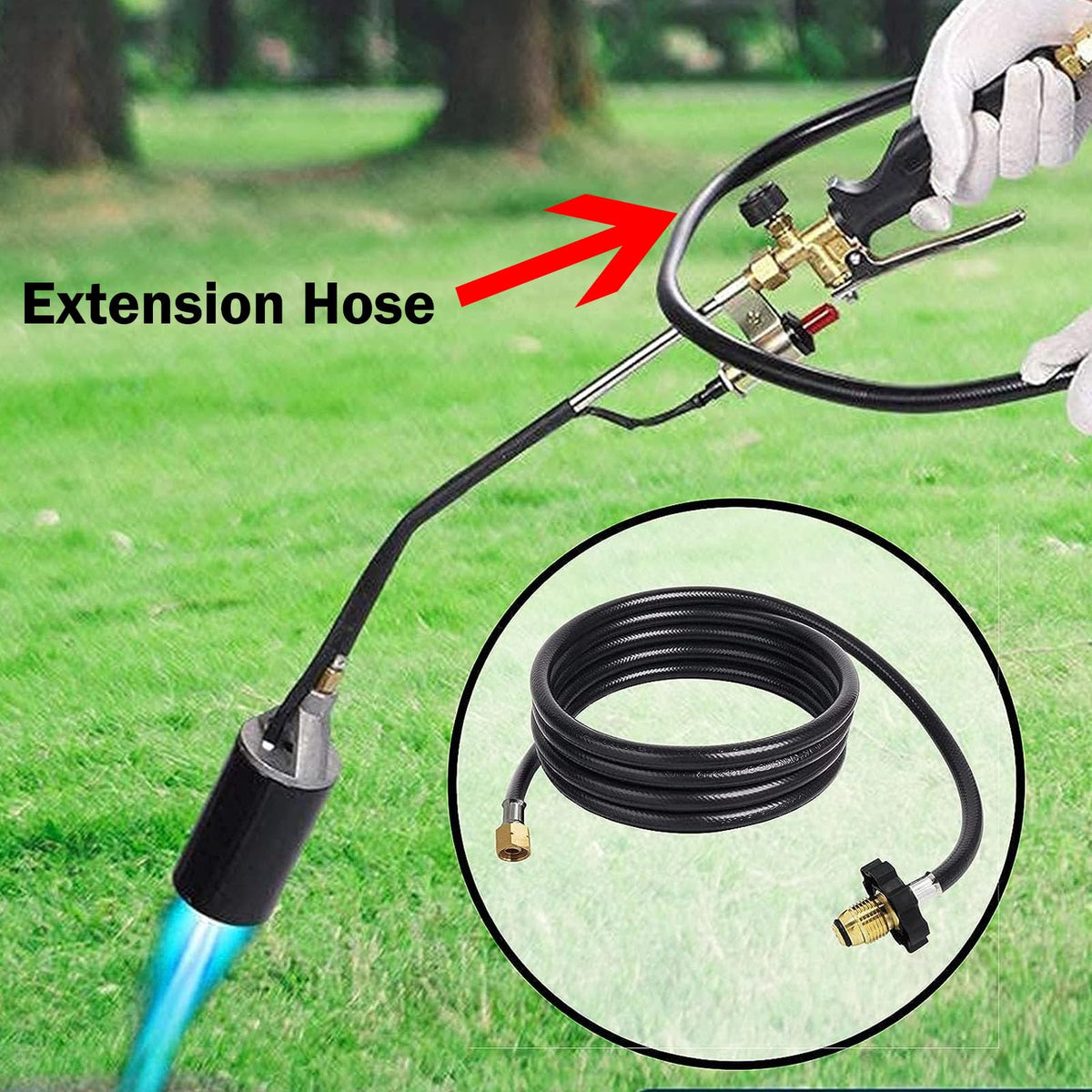 MENSI outlet with left-hand G3/8-19 thread connection.