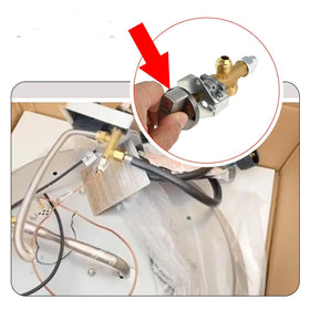 MENSI knob installed on 6mm shaft demonstrates secure fit.