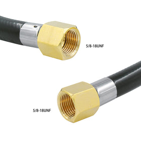 MENSI low-pressure hose with brass ends for durable connections