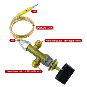 MENSI main control valve in/out with 3/8 flare swivel.