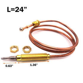 MENSI propane grill and fire pit thermocouple supports safe heat control