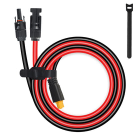 MENTBERY XT60 extension cable from MC4 to XT60, 2ft for reliable solar charging