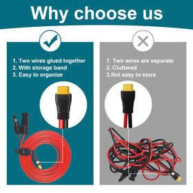 MENTBERY XT60 quick-connect assembly enabling easy plug and unplug