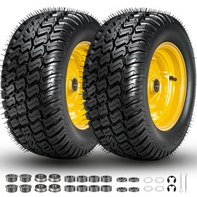 menxigoc 16x6.50-8 tubeless tire front wheel optimized for riding mowers